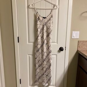 VICI snake print maxi dress